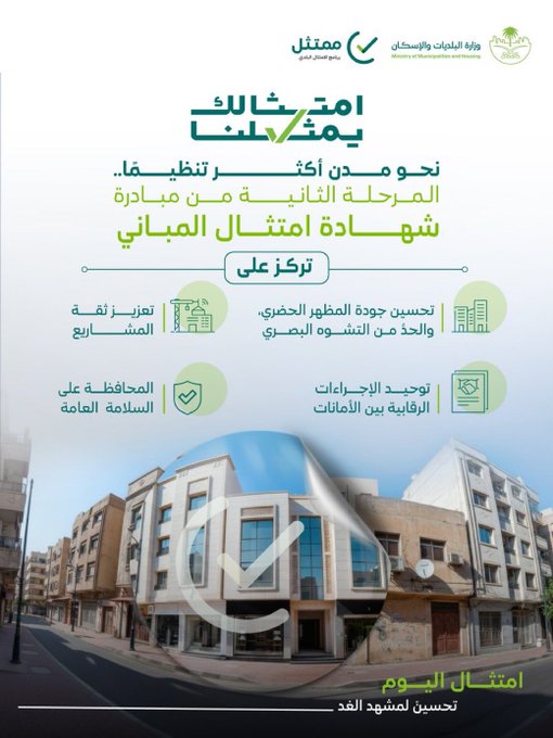 Building Compliance Certificate for Urban Quality